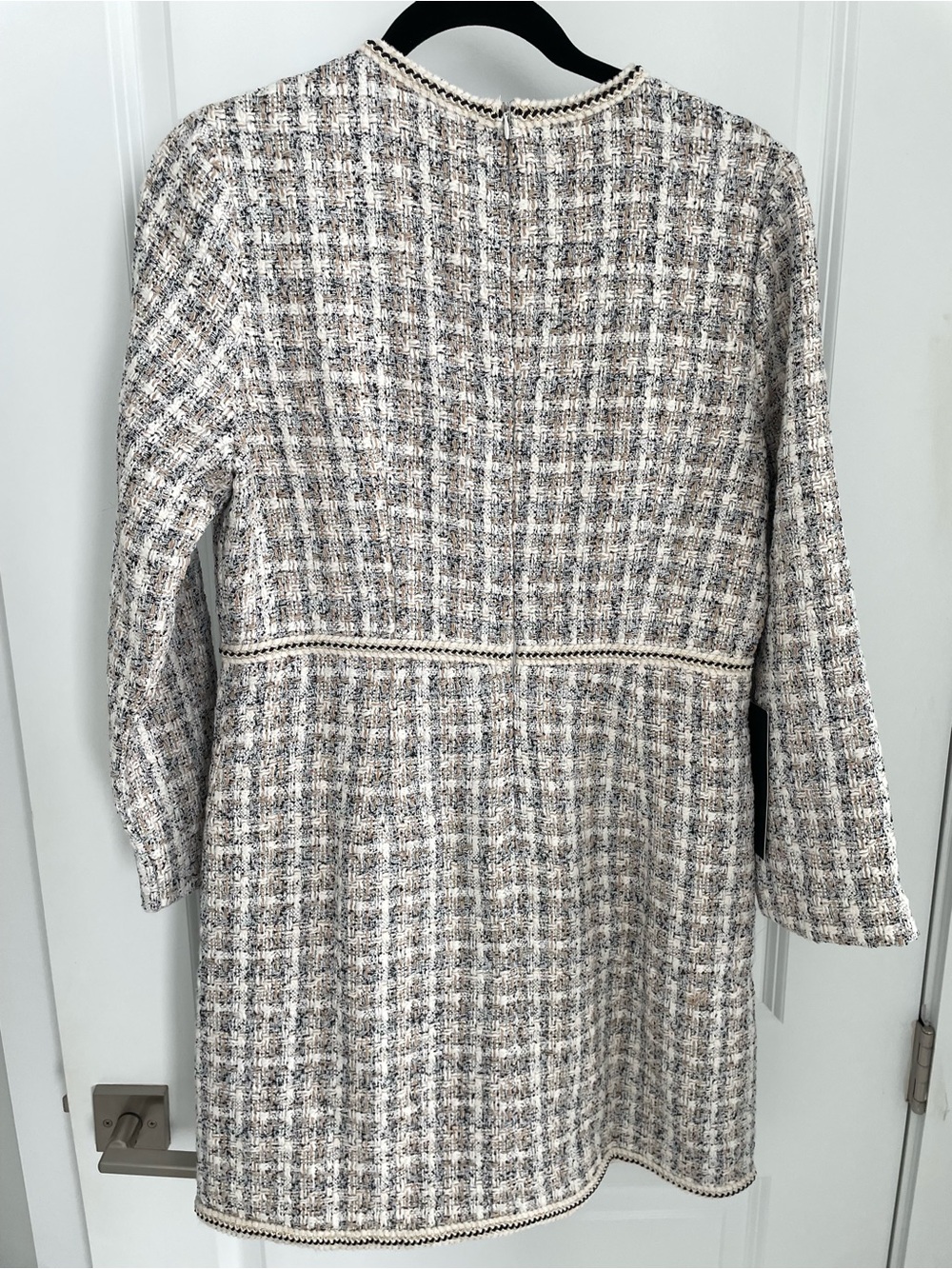 NEW Tuckernuck Pomander Place Ivory Bow Tweed Brigitta Dress NWT Luxury - Picture 7 of 7